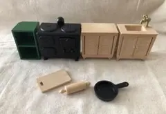 シルバニアファミリー　調理台セット　初期　日本製