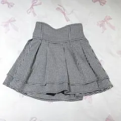 ミシェルマカロン　美脚スカート　千鳥柄