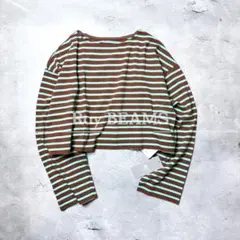 【新品未使用】Ray BEAMS｜ボーダークロップドB/N