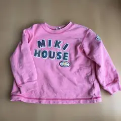 MIKI HOUSE ピンク トレーナー 100