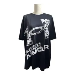 UNDER ARMOUR オーバーサイズ ビッグロゴTシャツ XL 黒