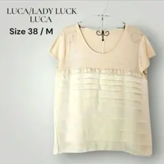 ❥ LUCA / LADY LUCK LUCA　切り替え 半袖 カットソーのサムネイル