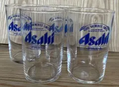 昭和レトロAsahiビールグラス 4個セット