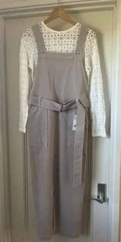 グローバルワーク　コーデュロイ ジャンスカMサイズ ベージュ