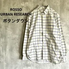 ROSSO URBAN RESEARCH チェック柄 ボタンダウン オックスのサムネイル