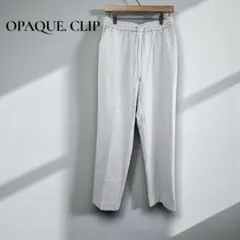 タグ付✨オペークドットクリップ　スラックスパンツ 【40】オフィス　d755