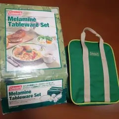 Coleman アウトドア メラミン食器セット 収納ケース付きのサムネイル