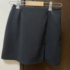 GU ブラック ミニスカート インナーパンツ付き