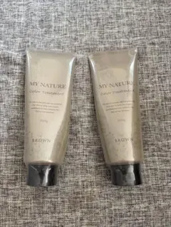 【新品】MY NATURE カラートリートメント　ブラウン　2本のサムネイル
