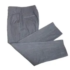 JEANASIS スラックス　パンツ　ポケット付き センタープレス　グレー M