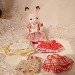 シルバニア　お母さん・子ども服セット