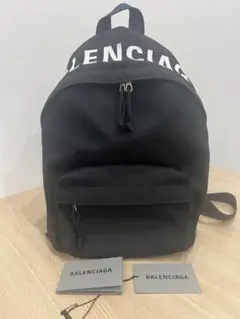 BALENCIAGA バレンシアガ ウィール　バックパック リュック ブラックのサムネイル