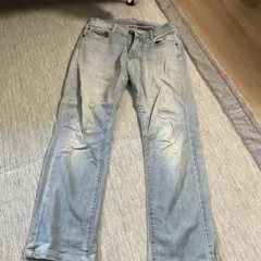 ライトブルー ストレートデニム