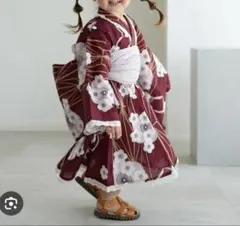 utatane ひよこ商店 浴衣ドレス 110cmのサムネイル