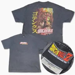 ドラゴンボール バーダック 悟空 USA カタカナ ロゴ 半袖 tシャツ青