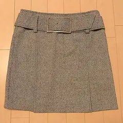 JAYRO ツイード　台形　ミニスカート　黒