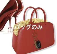 プラダを着た悪魔2 ポップコーンバケット レッドバッグ　ケース キーリング 即完売品】PRADAを着た悪魔2 ポップコーンバケットバッグ＋