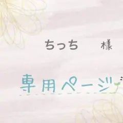 【専用ページ】他の方ご購入をお控えください