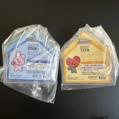 TATA COOKY パッケージチャーム　2個セット　匿名配送　BT21