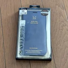 iPhone 15/14/13用手帳型ケース ブルー　未使用
