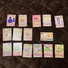 アイカツカード 15枚セット　ノーマル キュート マリア　いちご　あかり　さくら