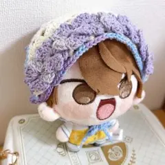 にじまるっと バブーシュカ ヘッドドレス ホワイト 紫 水色 紫陽花 にじさんじ