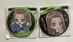 LE SSERAFIM のすたるぽっぷ ホログラム 缶バッジ　　ユンジン　2種