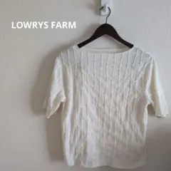 LOWRYS FARM 半袖 カットソー オフホワイトのサムネイル