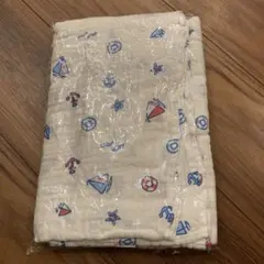 未使用品　男の子　おくるみ　ガーゼケット