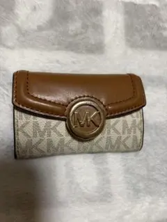 Michael Kors キーケース ベージュ/ブラウン