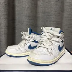Nike Air Jordan キッズスニーカー ホワイト/ブルー