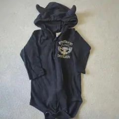 HYSTERIC DEVILKIN ブラックロンパース