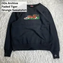00s Tiger Sweatshirt Fade Grunge Archiveのサムネイル