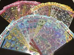 1.2.3の6種コンプリート2枚ずつ！サンリオ　キラッとシール