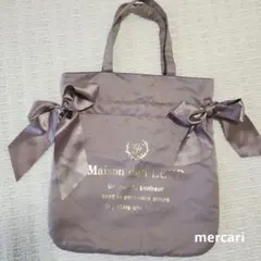 ダブルリボントートバッグMaison
