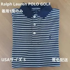 【新品同様】Ralph Lauren POLO GOLF ポロシャツ 紺×白のサムネイル