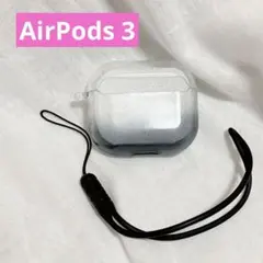 ⭐️❤️AirPods 3 ケース かわいい おしゃれ クリアブラック