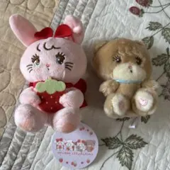 mikko characters いちごマスコットぬいぐるみ キャミーLatte