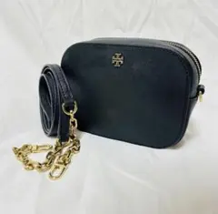 【美品】 TORY BURCH トリーバーチ ショルダー バッグ ブラックのサムネイル