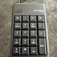 ELECOM 有線テンキー TK-TCD011UBK 黒