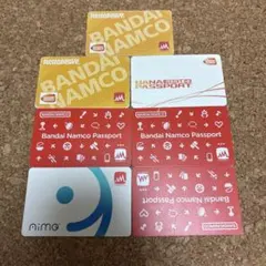 バンダイナムコ パスポートカード 6枚セット まだアカウントも入って