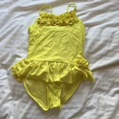 H&M ワンピース水着 122/128 イエロー
