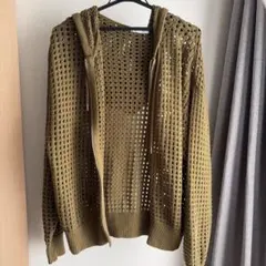 【CIAOPANIC TYPY】メッシュ フーデッドカーディガンのサムネイル