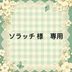 ソラッチ 様　專用