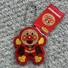 アンパンマン キーホルダー 赤色 日本製