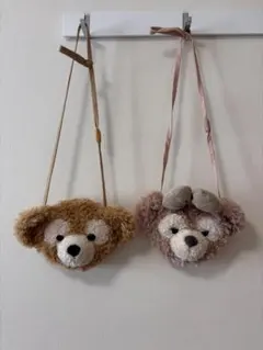 ☆美品　ディズニー　ダッフィー　シェリーメイ　ネックストラップ　ポーチ☆