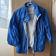 ユニクロ⭐︎青いナイロンジャケット サイズ100