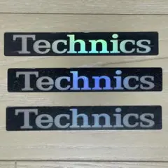 Technics ホログラムステッカー 3枚セット 新品のサムネイル