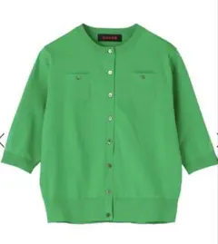 cABAn グリーン カーディガン ボタン付き CABaN 「CABaN」 カーディガン X-SMALL グリーン レディース