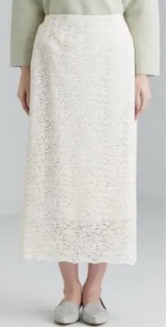 green label relaxing レーススカート